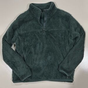 Eddie Bauer Women's Fleece Pullover - Dark Green